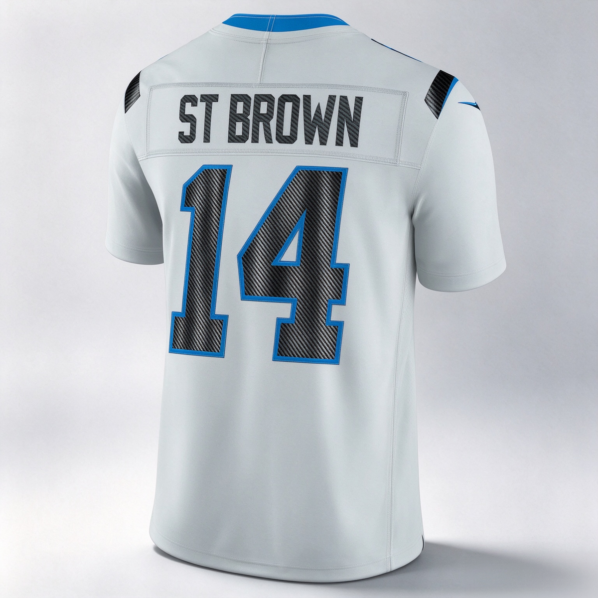 D.Lions #14 Amon-Ra St. Brown Silver 2026 Rivalries Collection Limited Football Stitched Jersey