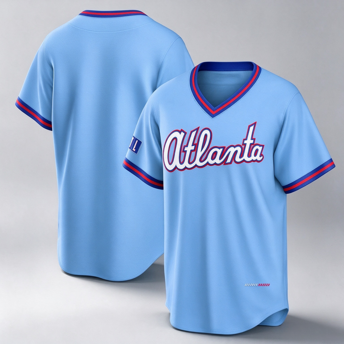 Atlanta Braves Powder Blue 2026 City Connect Stadium Baseball Jersey