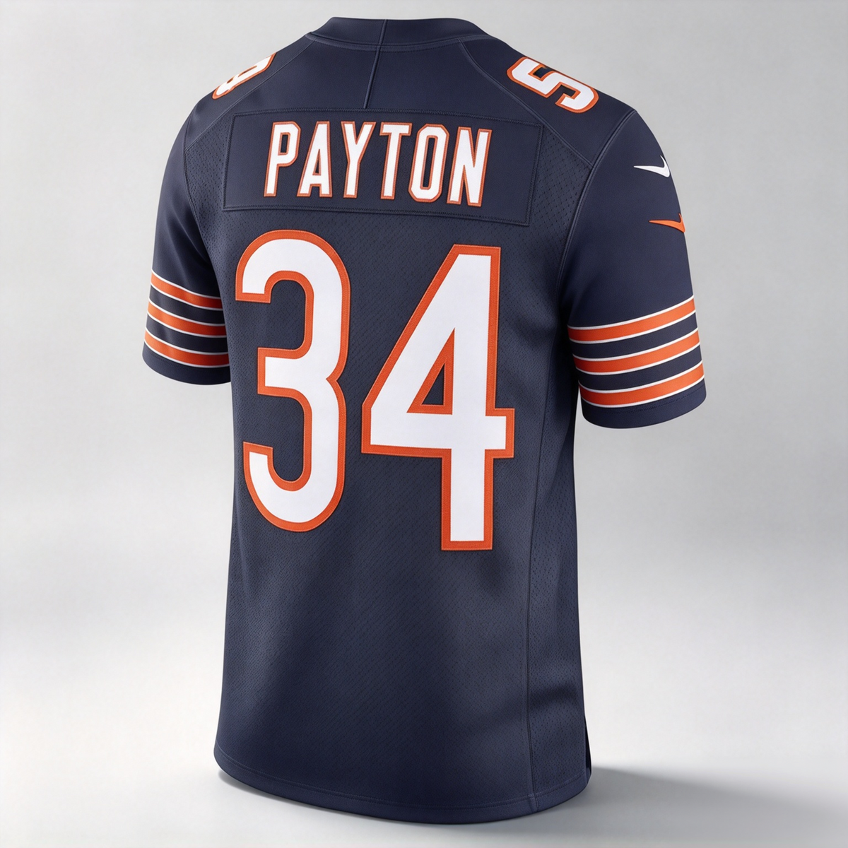 C.Bears #34 Walter Payton Mitchell & Ness Navy Authentic Throwback Retired Player Stitched Football American Jersey