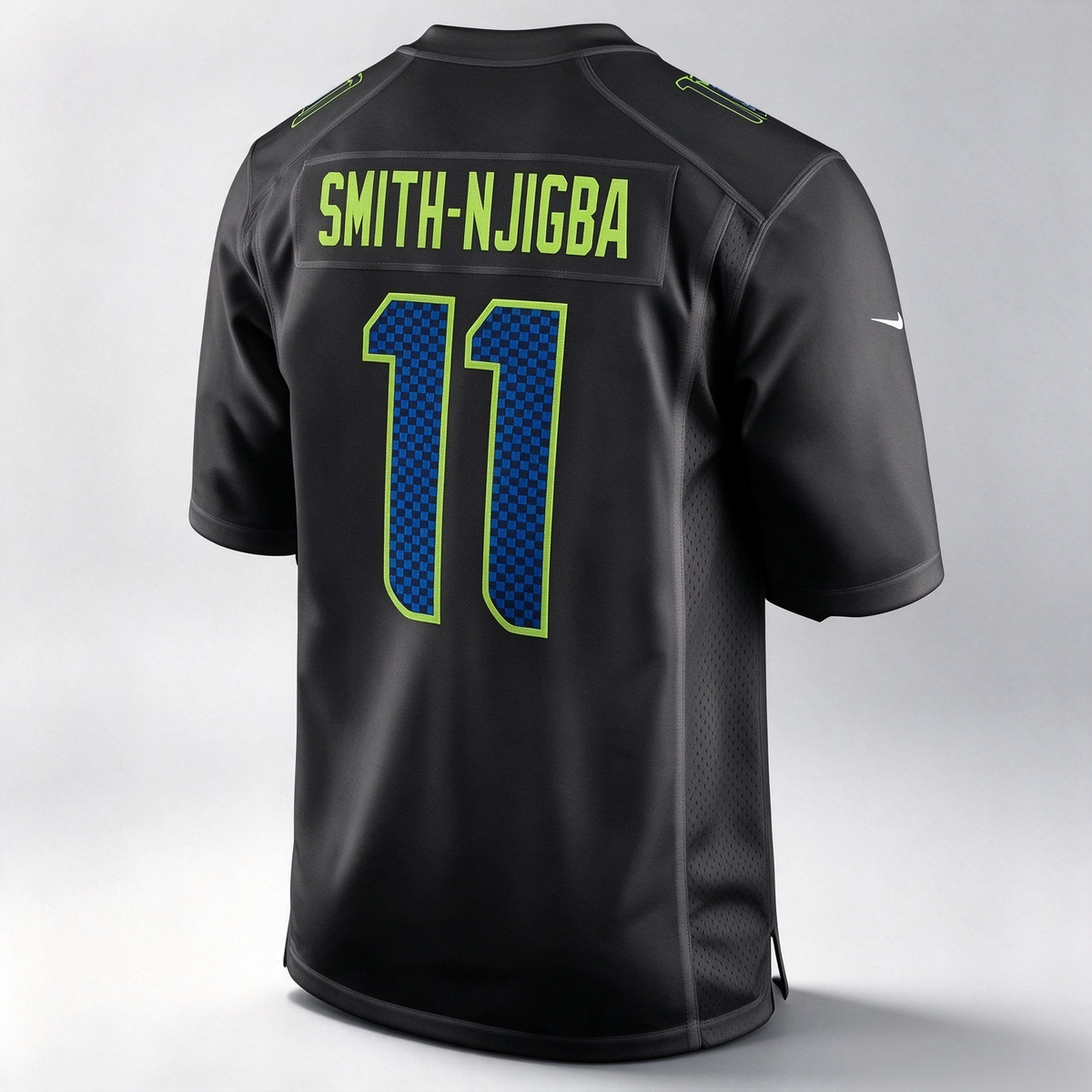 S.Seahawks #11 Jaxon Smith-Njigba Black Fashion Football Game Jersey