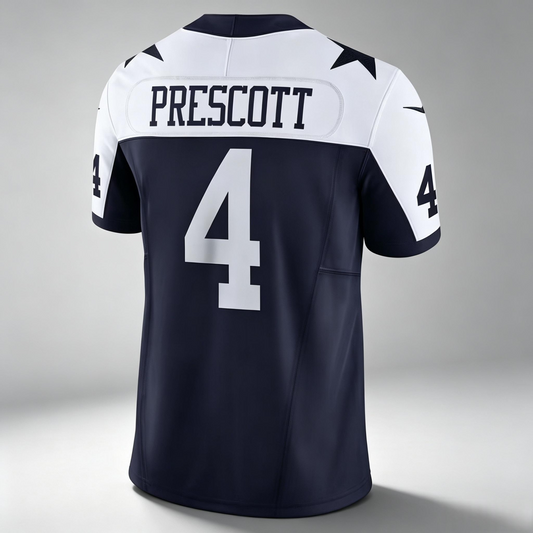 PHIN D.Cowboys #4 Dak Prescott Navy Vapor F.U.S.E. Limited Stitched Jerseys