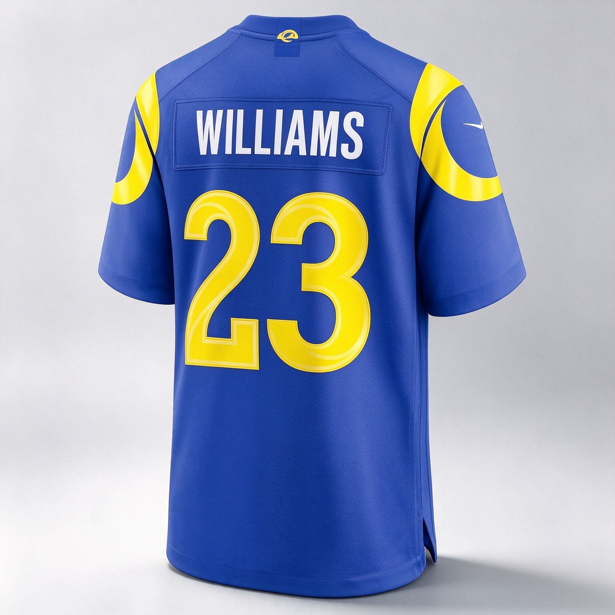 LA.Rams #23 Kyren Williams Royal Team Game Player Stitched Football American Jersey