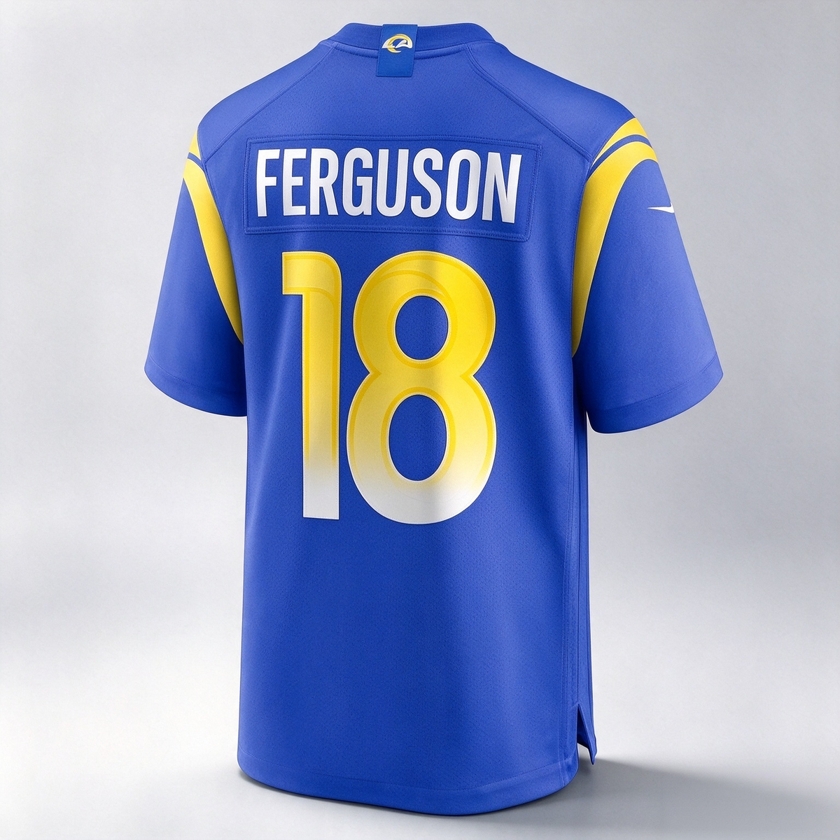 LA.Rams #18 Terrance Ferguson Royal Team Game Football Jersey Marou