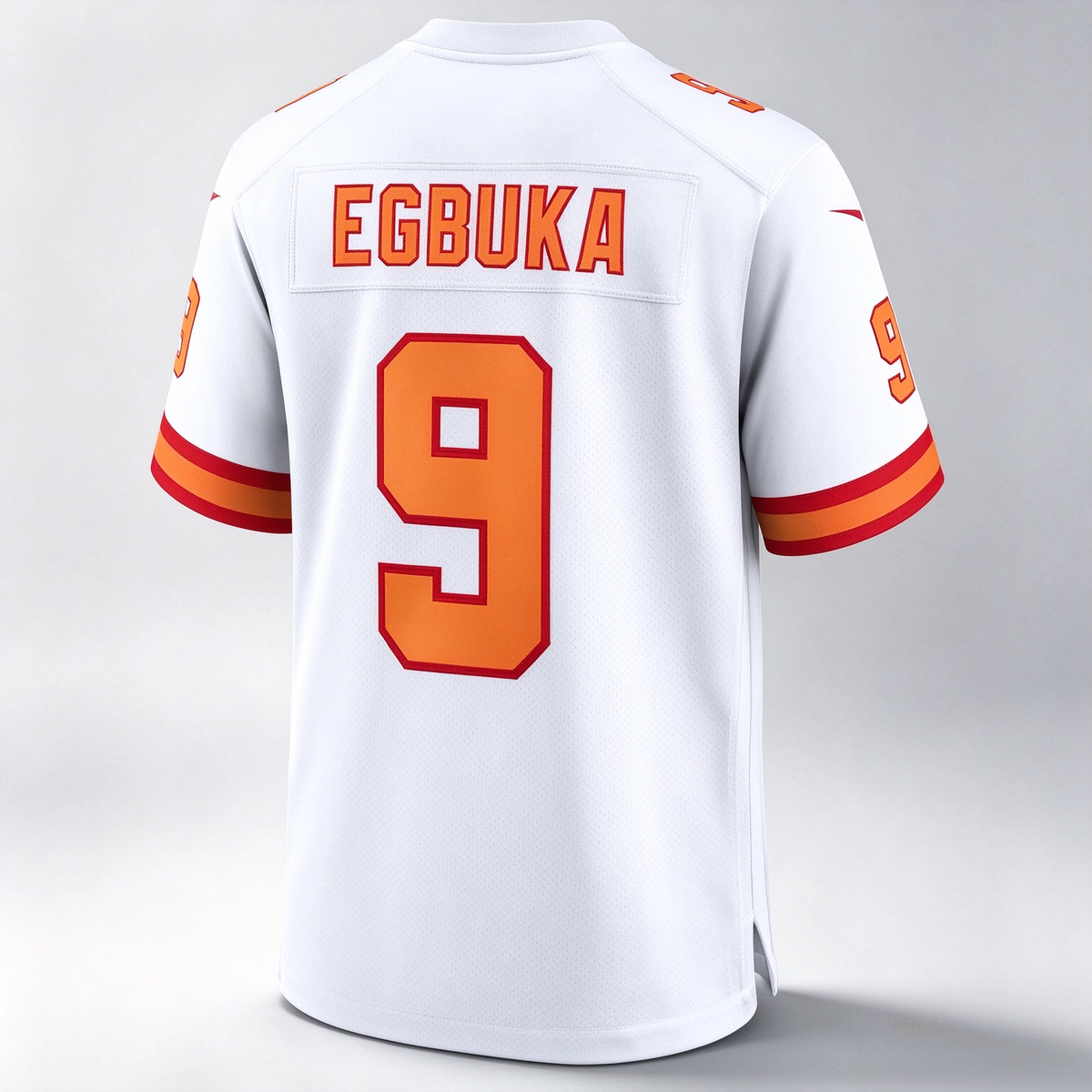TB.Buccaneers #9 Emeka Egbuka '76 White 50th Season Game Stitched Football Jersey