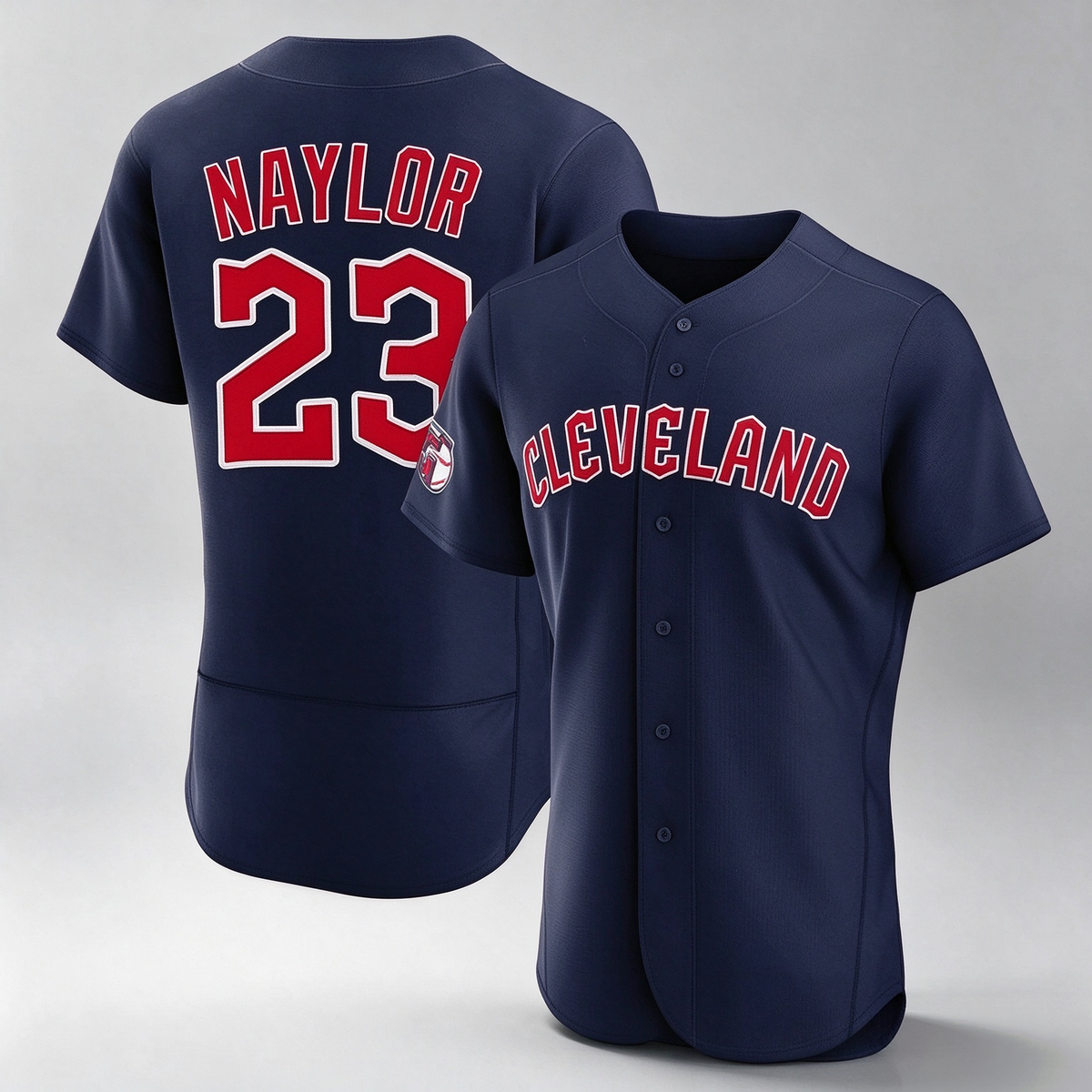 Cleveland Guardians #23 Bo Naylor Player Navy Limited Elite Home Stitched Baseball Jersey