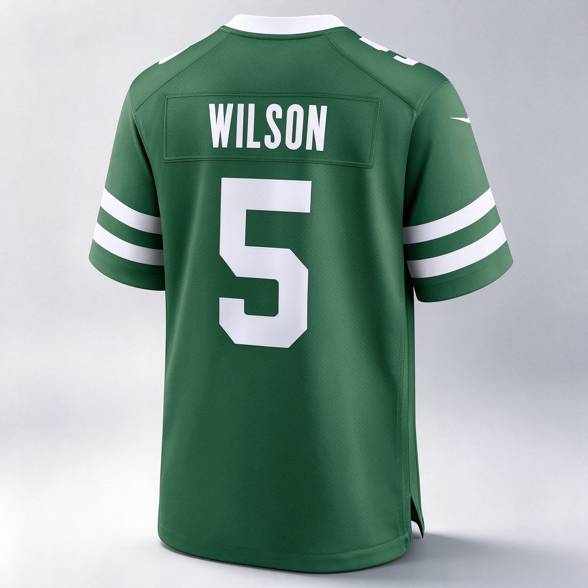 NY.Jets #5 Garrett Wilson Legacy Green Game Football Jersey