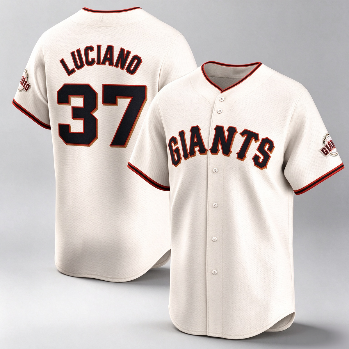 San Francisco Giants #37 Marco Luciano Cream Cool Base Stitched Baseball Jersey