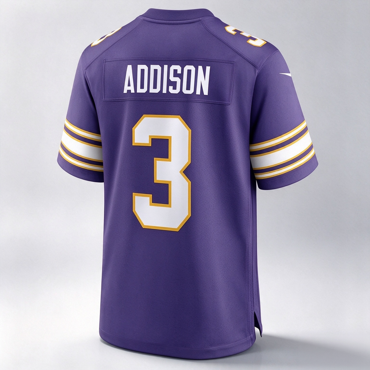 Jordan Addison Vikings #3 Purple Alternate F.U.S.E. Vapor Limited Stitched Football Jersey