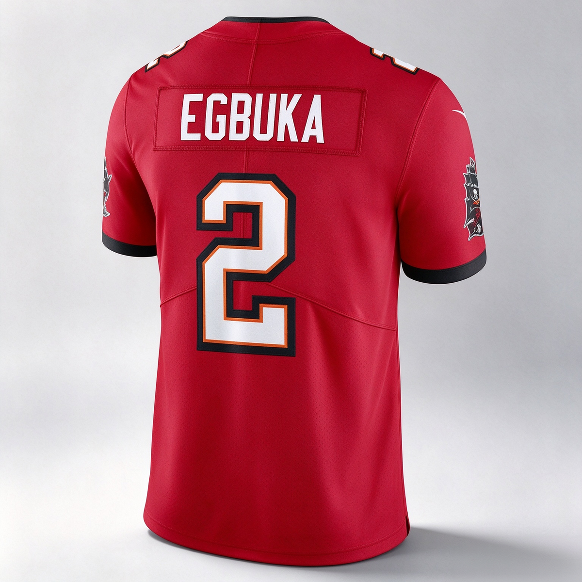 TB.Buccaneers #2 Emeka Egbuka Red Vapor Untouchable Stitched Limited Football Jersey