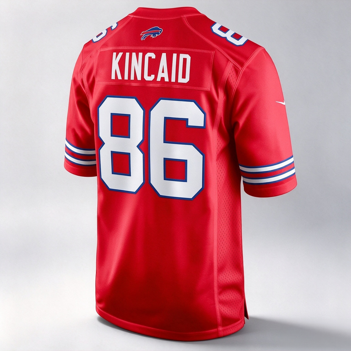 B.Bills #86 Dalton Kincaid Red Alternate Game Stitched Football American Jersey