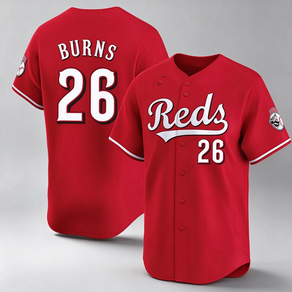 Cincinnati Reds #26 Chase Burns Red Limited Stitched Baseball Jersey
