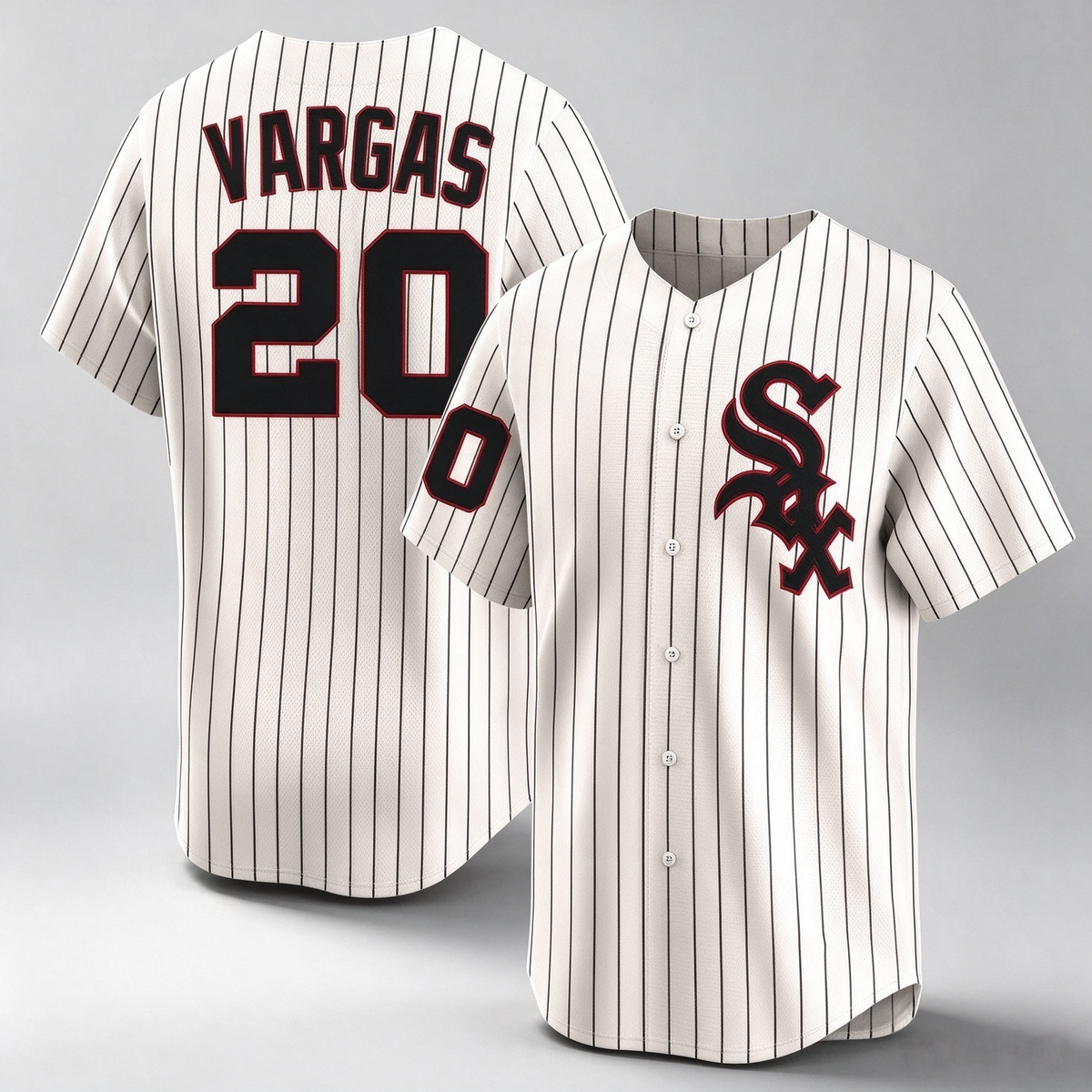 Chicago White Sox #20 Miguel Vargas Player Cream Cooperstown Collection Limited Home Stitched Baseball Jersey