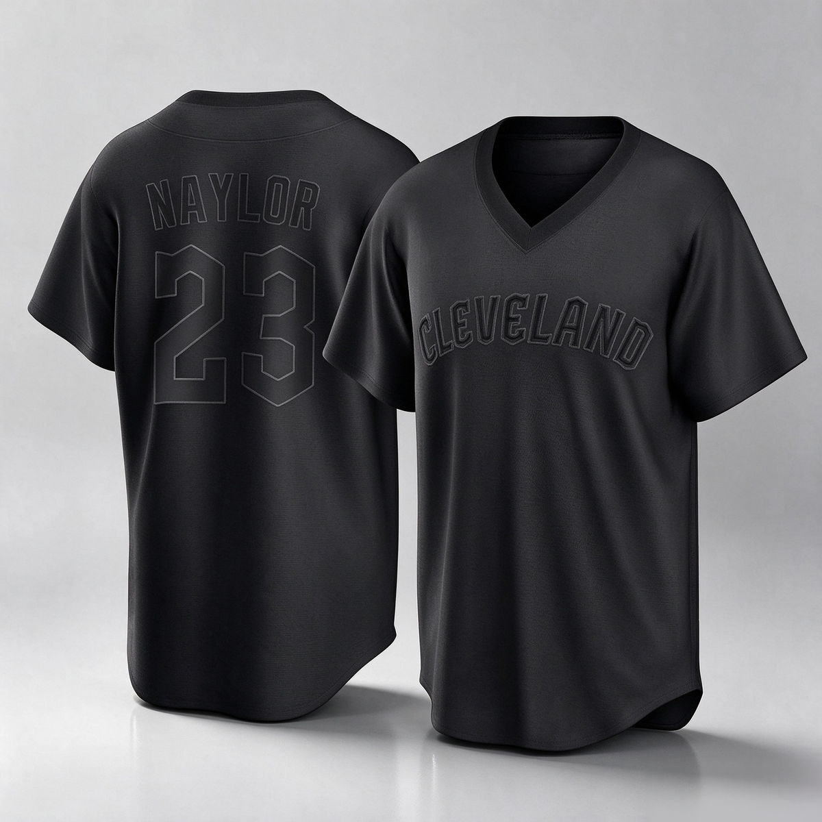 Cleveland Guardians #23 Bo Naylor Player Black Home Game Stitched Baseball Jersey