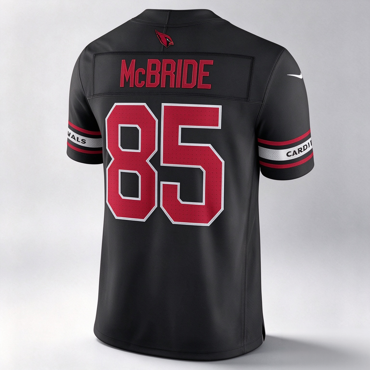 A.Cardinals #85 Trey McBride Black Alternate Vapor F.U.S.E. Stitched Limited Football Jersey