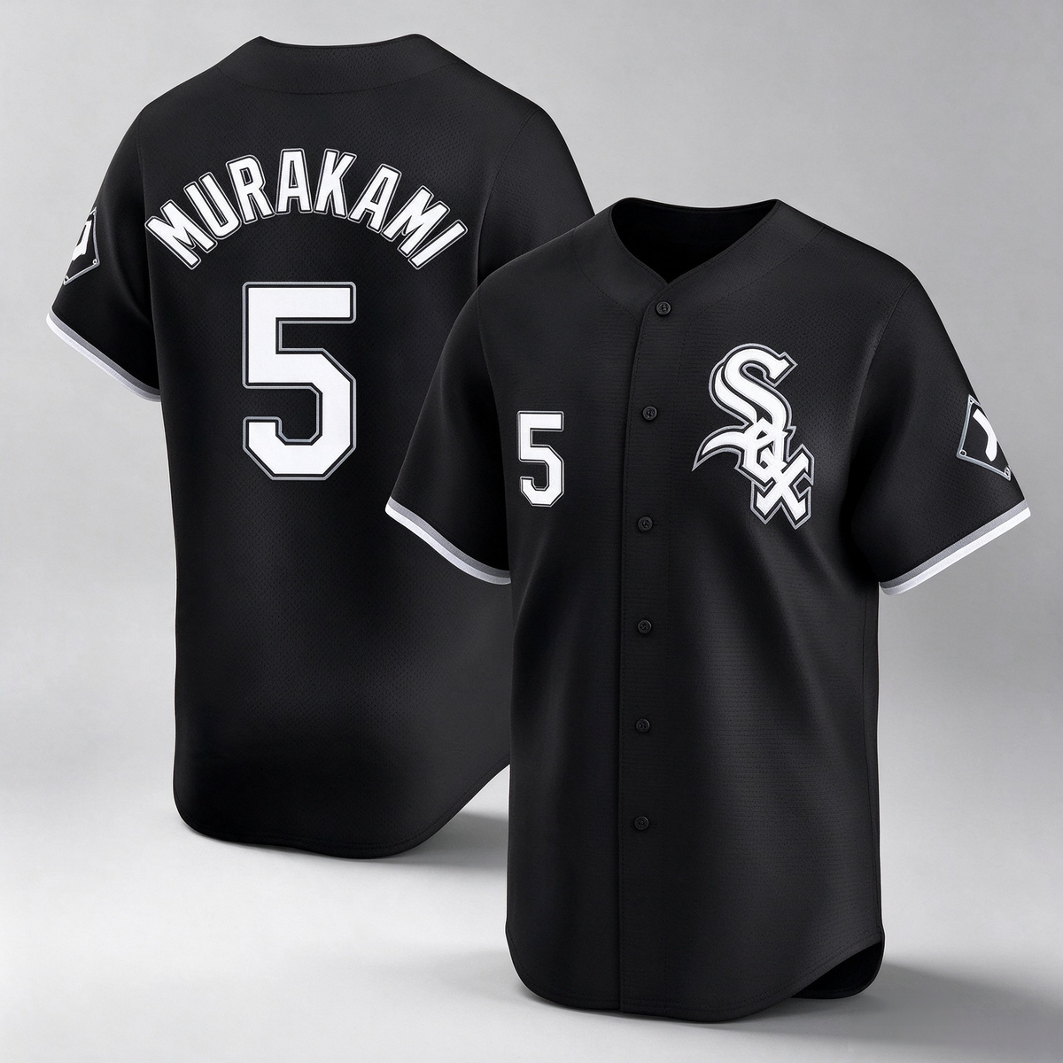Chicago White Sox #5 Munetaka Murakami Player Black Limited Home Stitched Baseball Jersey