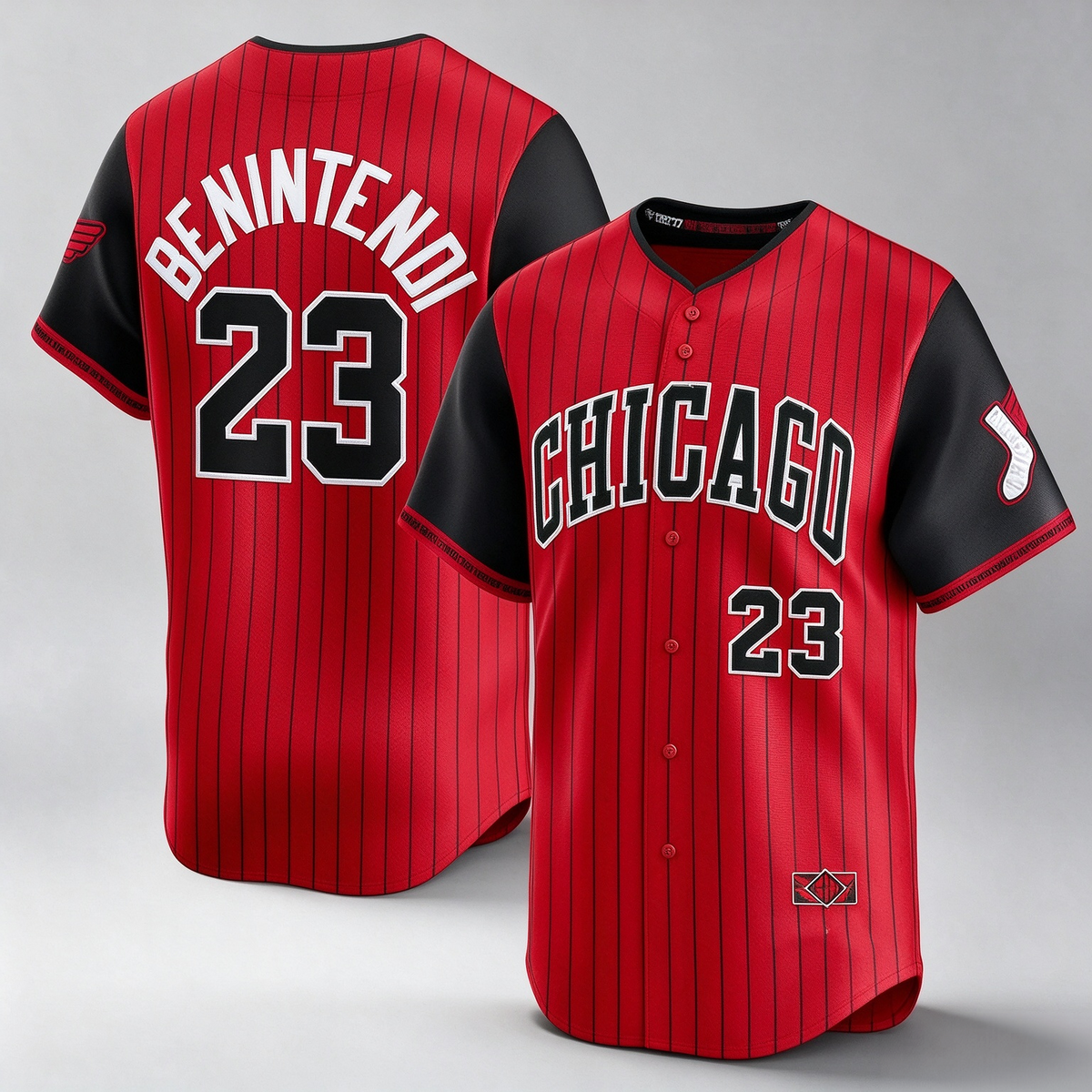 Chicago White Sox #23 Andrew Benintendi Red-Black 2025 City Connect Limited Player Baseball Jersey