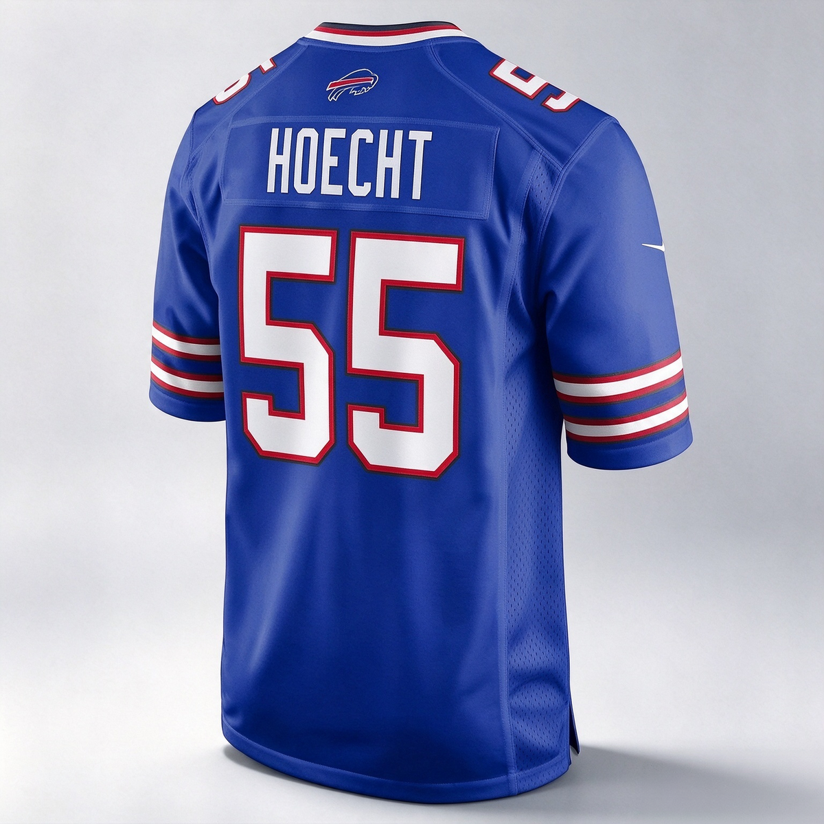 B.Bills #55 Michael Hoecht Royal Team Game Stitched Football American Jersey