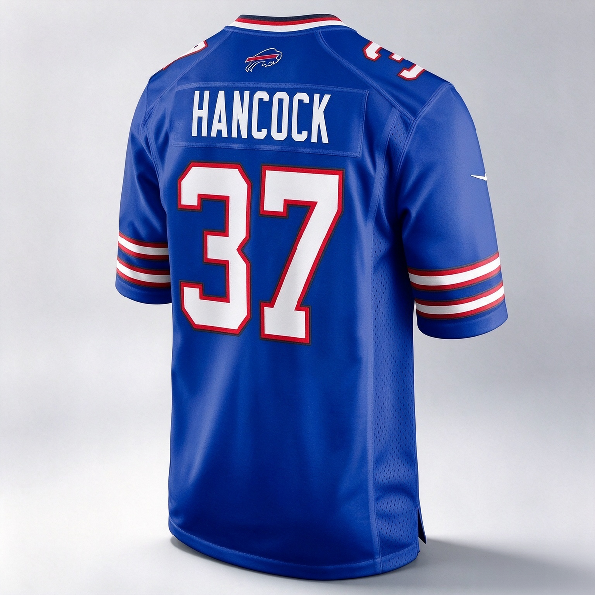B.Bills #37 Jordan Hancock Royal Team Game Stitched Football American Jersey