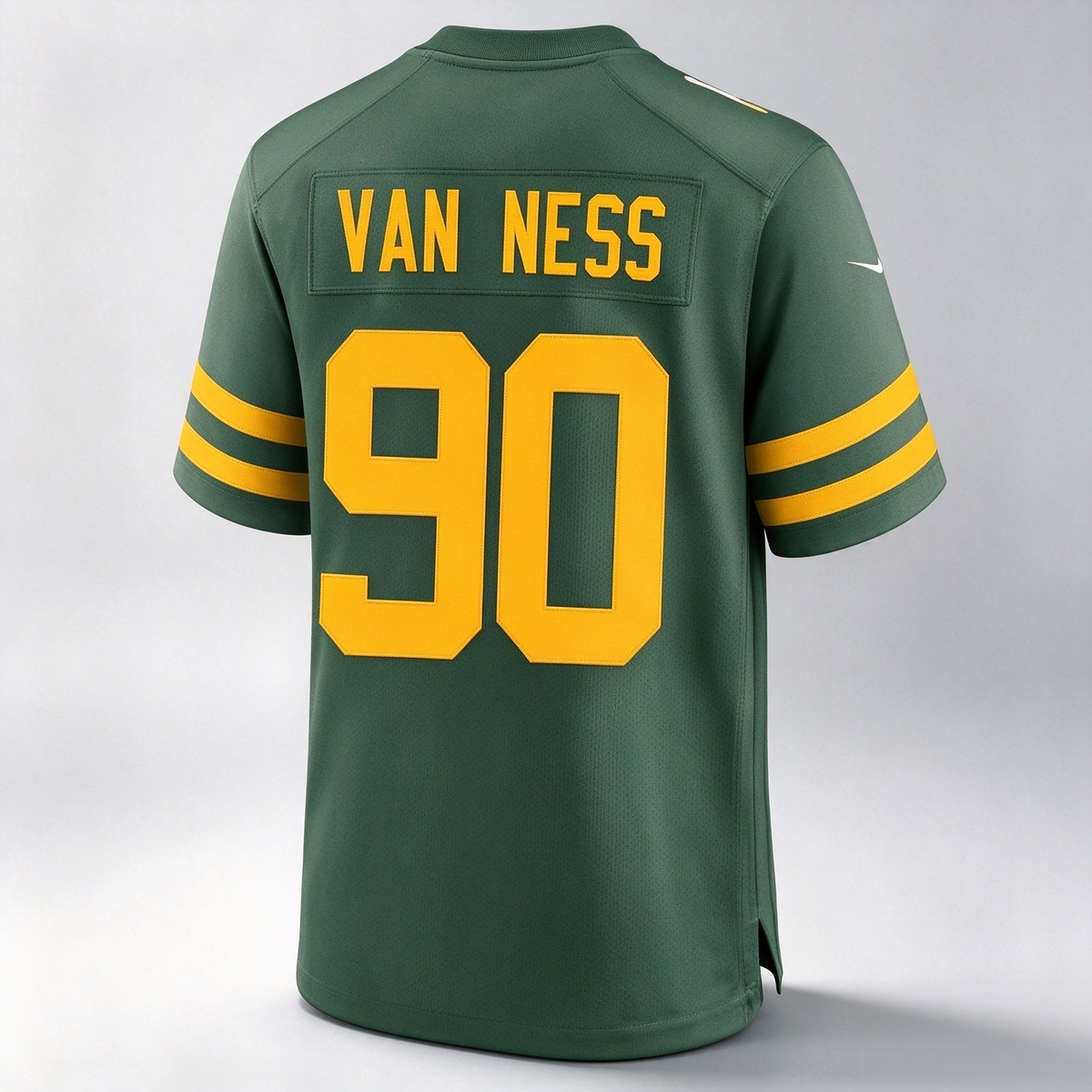 GB.Packers #90 Van Ness 50s Classic Game Stitched Football American Jersey