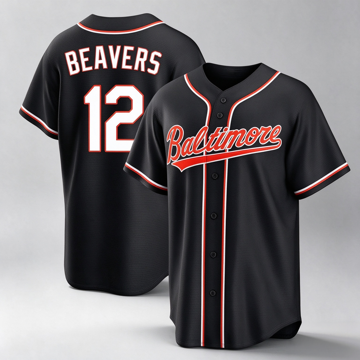 Baltimore Orioles #12 Dylan Beavers Player Black Out Home Game Stitched Baseball Jersey