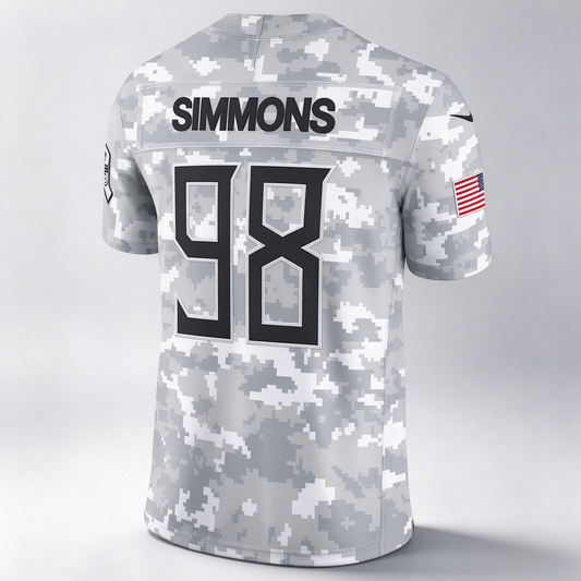 T.Titans #98 Jeffery Simmons Arctic Camo 2024 Salute to Service Limited Football Jersey