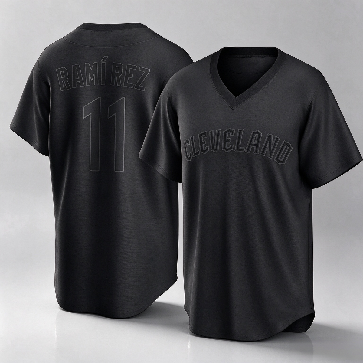 Cleveland Guardians #11 Jose Ramirez Player Black Home Game Stitched Baseball Jersey