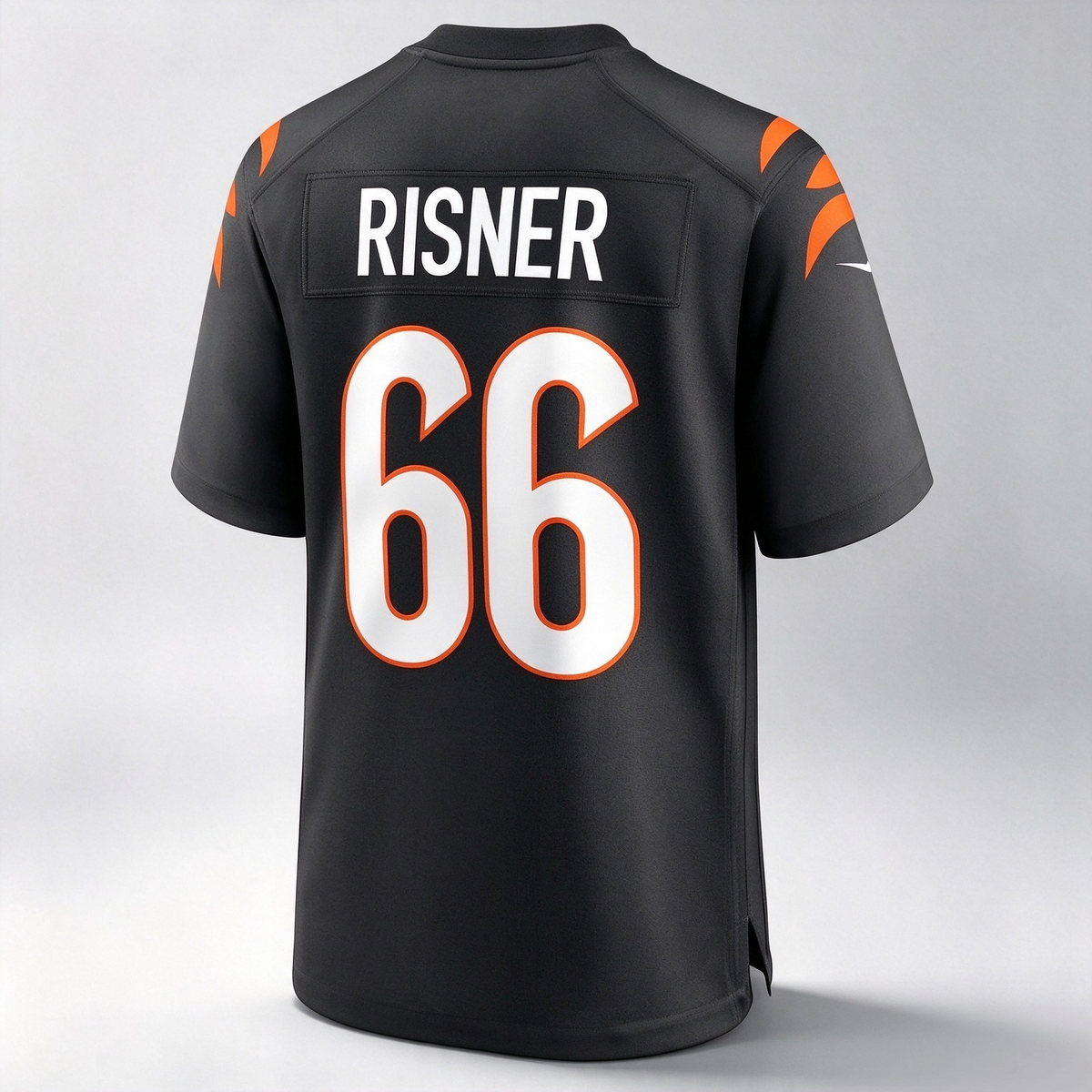 C.Bengals #66 Dalton Risner Black Team Game Stitched Football American Jersey