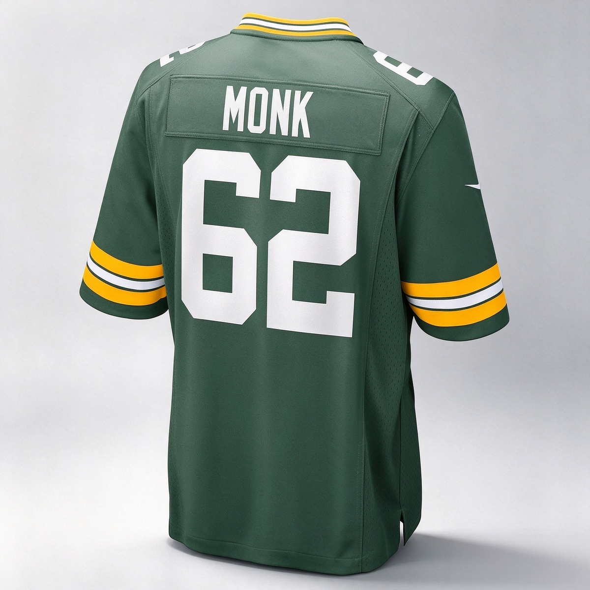 GB.Packers #62 Jacob Monk Green Game Stitched Football American Jersey