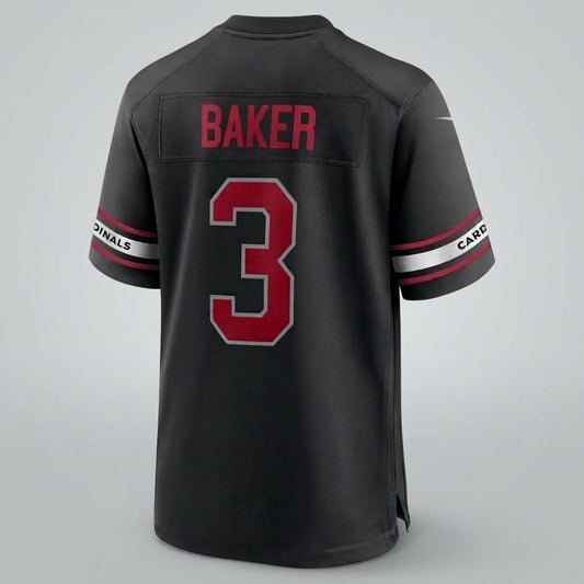 A.Cardinals #3 Budda Baker Black PHIN Alternate Game Player Stitched Jerseys
