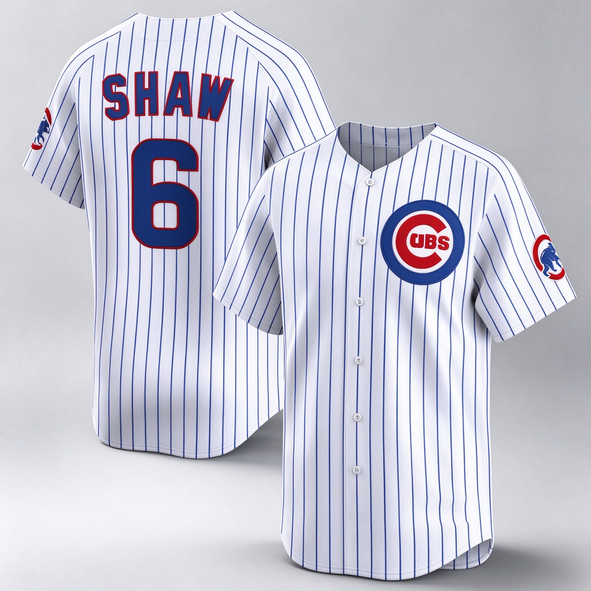 Chicago Cubs #6 Matt Shaw White Home Limited Stitched Baseball Jersey