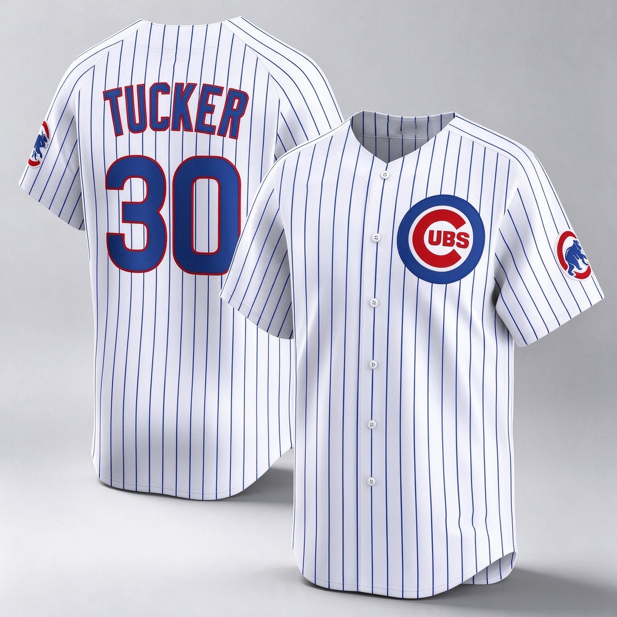 Chicago Cubs #30 Kyle Tucker White Home Limited Player Baseball Jersey