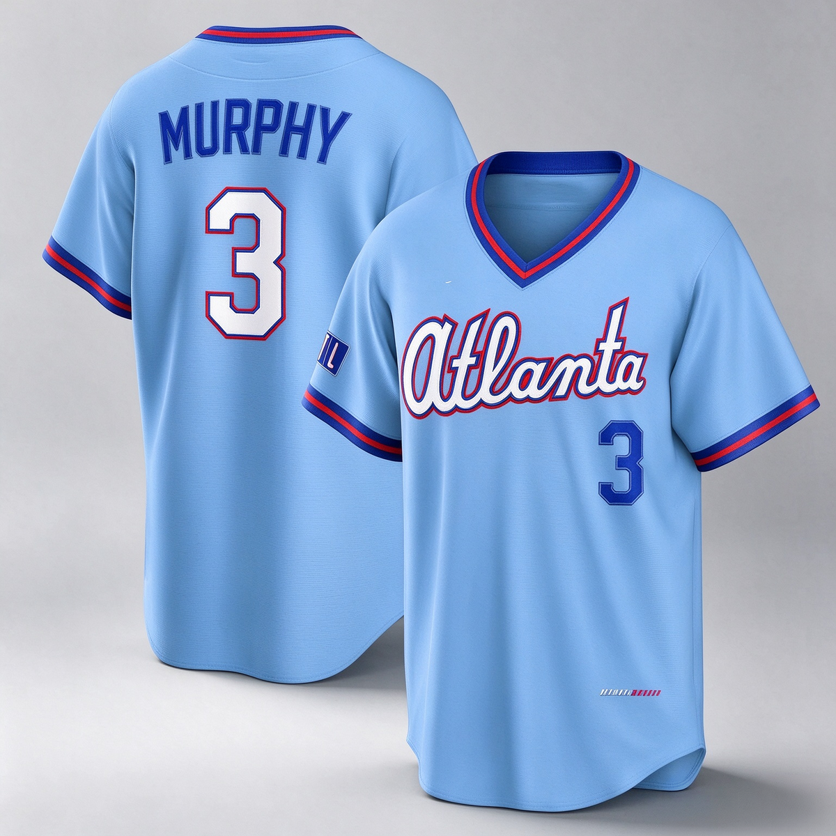 Atlanta Braves #3 Dale Murphy Powder Blue 2026 City Connect Stadium Baseball Jersey