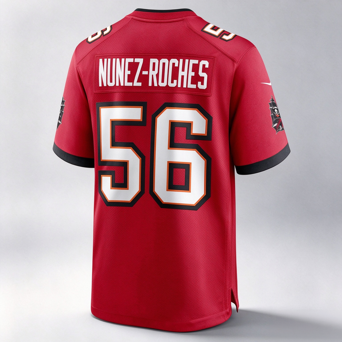 TB.Buccaneers #56 Rakeem Nunez-Roches Red Team Game Stitched Football Jersey