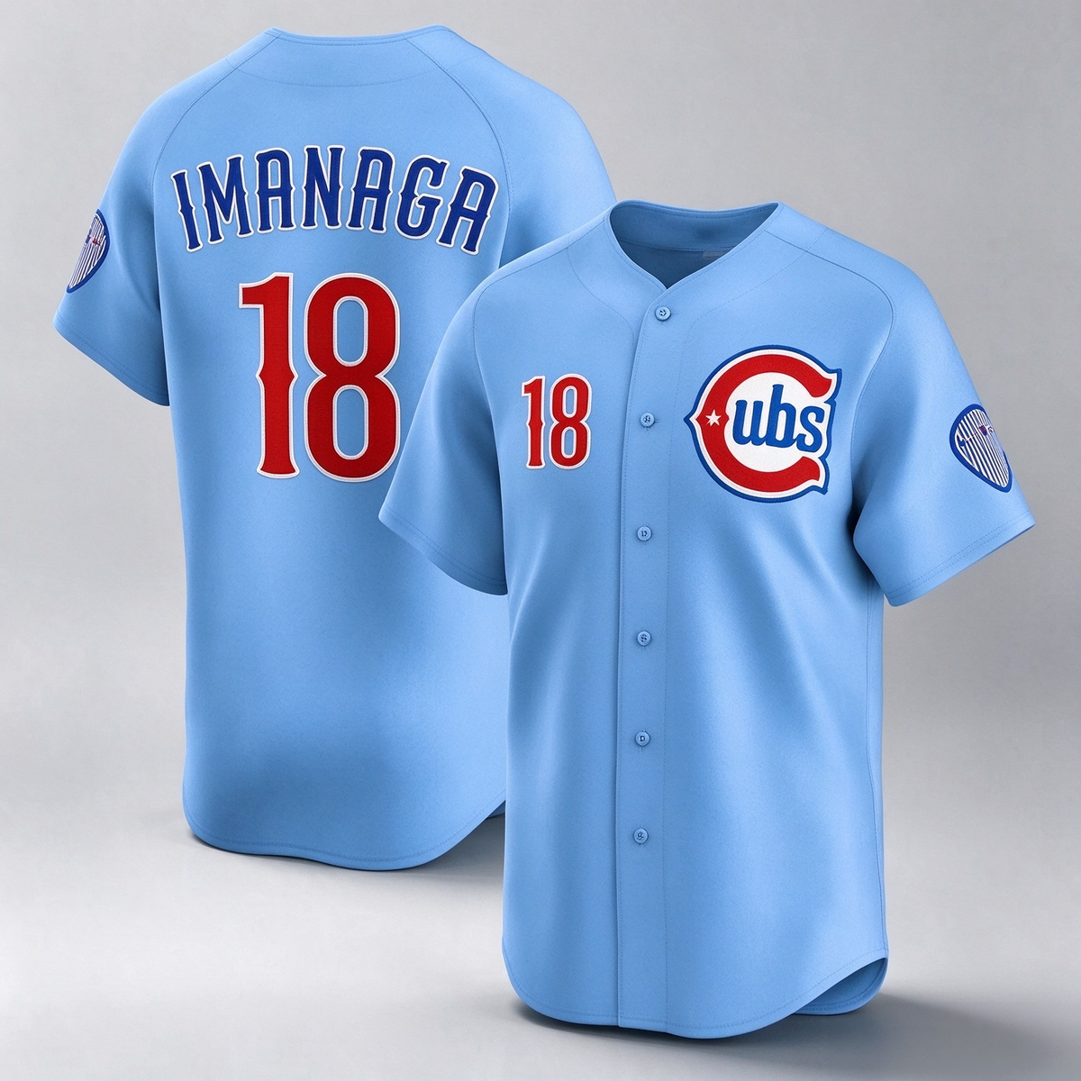 Chicago Cubs #18 Shōta Imanaga Blue 2024-25 2nd Alternate Limited Stitched Baseball Jersey