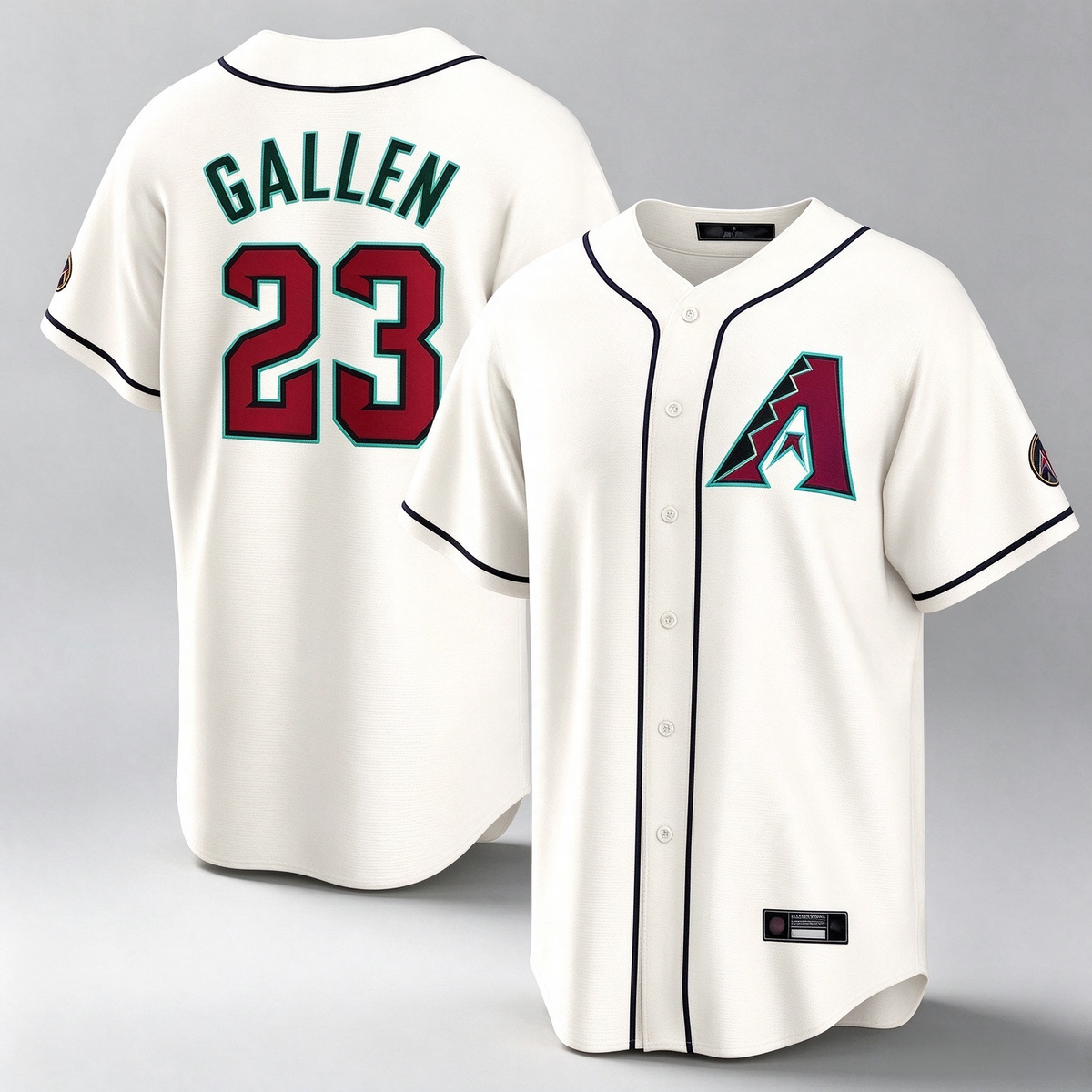 Arizona Diamondbacks #23 Zac Gallen Player Cream Home Game Stitched Baseball Jersey