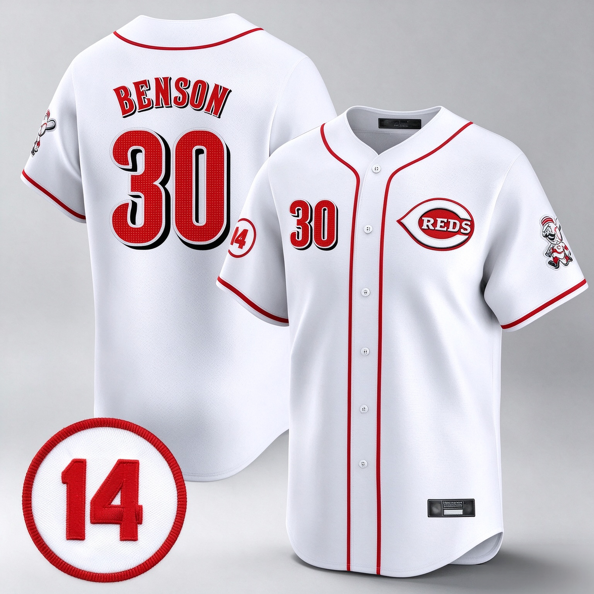 Cincinnati Reds #30 Ken Griffey Player White Vapor Premier Limited Home Stitched Baseball Jersey