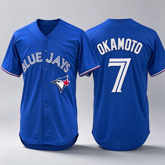 Toronto Blue Jays #7 Kazuma Okamoto Royal 2026 Cool Base Stitched Baseball Jersey