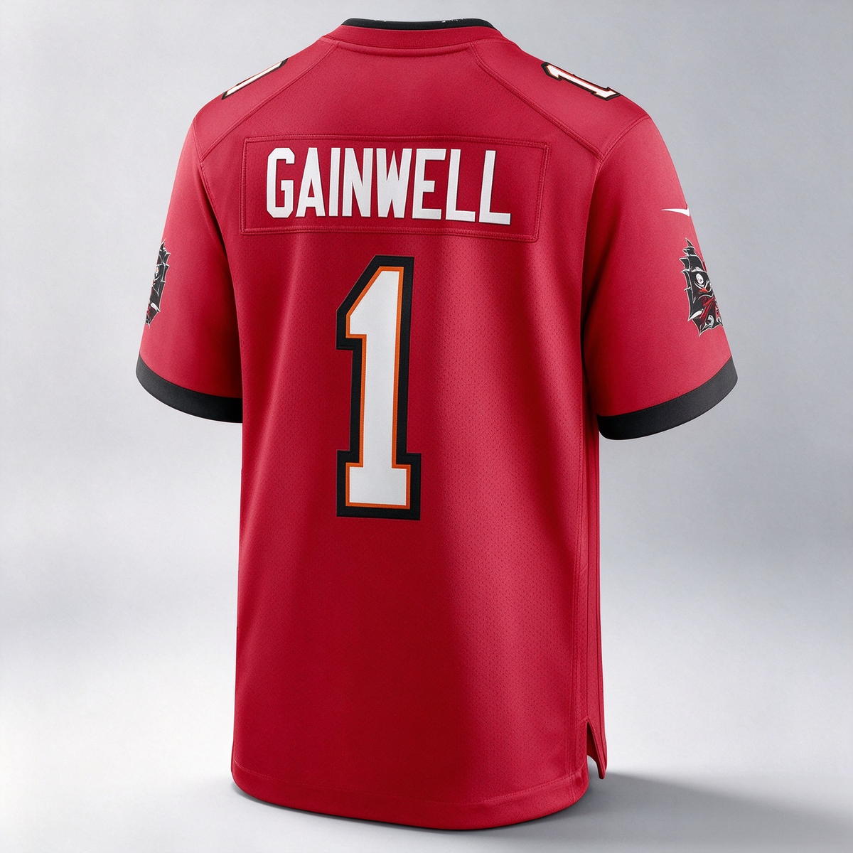 TB.Buccaneers #1 Kenneth Gainwell Red Team Game Stitched Football Jersey