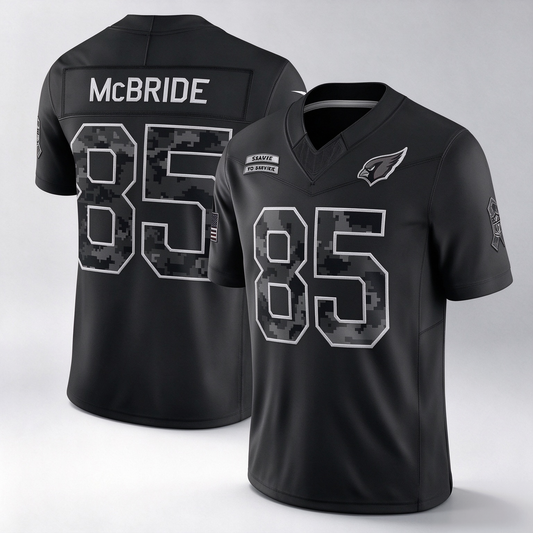 A.Cardinals #85 Trey McBride Black 2026 Salute to Service Stitched Limited Football Jerseyv
