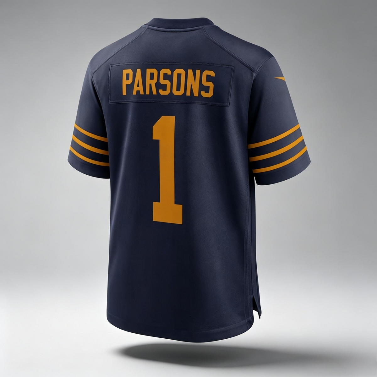 GB.Packers #1 Parsons Navy Blue PHIN Game Stitched Jerseys