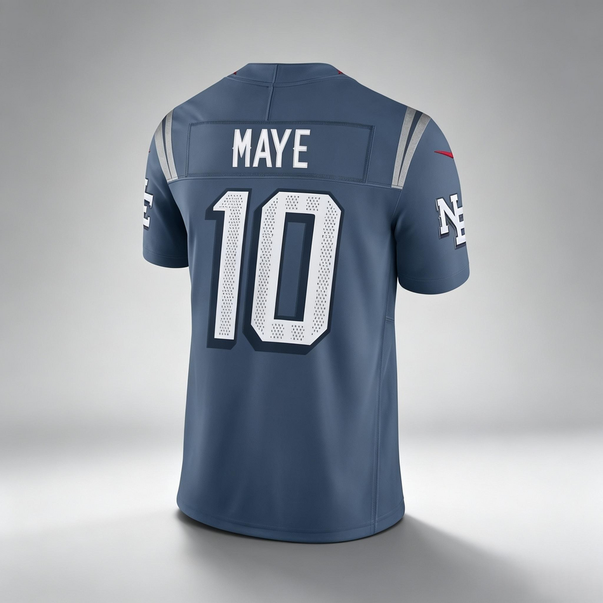 NE.Patriots #10 Maye Blue PHIN Team Vapor F.U.S.E. Stitched Limited Jerseys