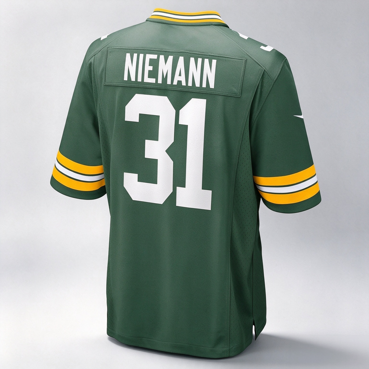 GB.Packers #31 Nick Niemann Green Team Game Stitched Football American Jersey