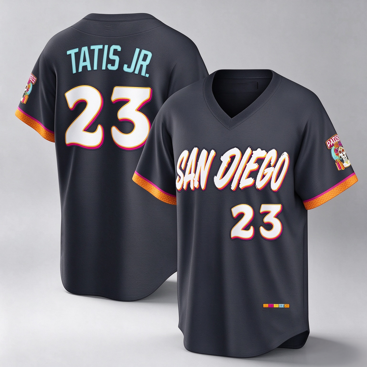 San Diego Padres #23 Fernando Tatis Jr. Obsidian 2026 City Connect Stadium Baseball Jersey