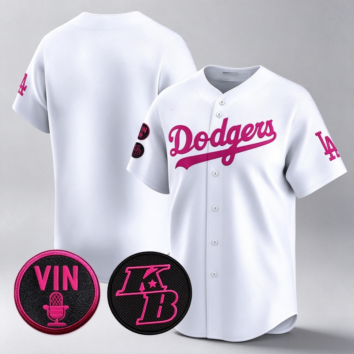 Los Angeles Dodgers Blank White 2026 Mother’s Day Vapor Premier Limited Stitched Baseball Jersey