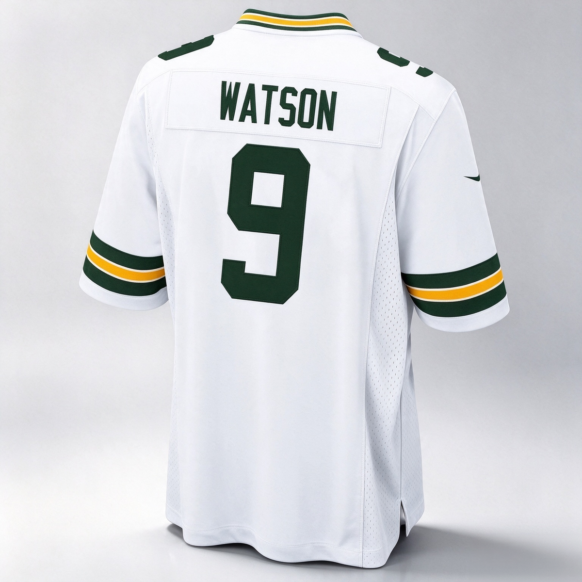 GB.Packers #9 Christian Watson Away Game Stitched Football American Jersey
