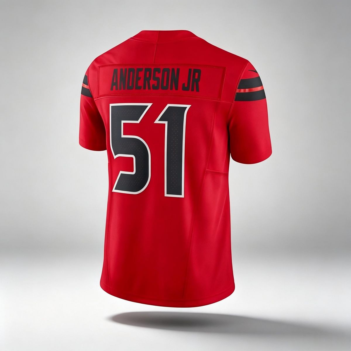 H.Texans #51 Anderson Jr Red PHIN Team Vapor F.U.S.E. Stitched Limited Jerseys
