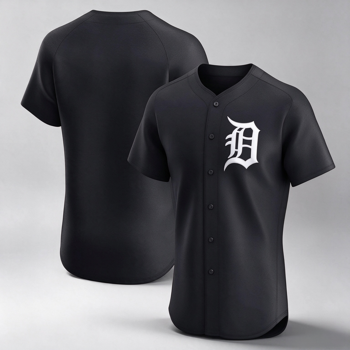 Detroit Tigers Navy Alternate 2 Elite Baseball Jersey