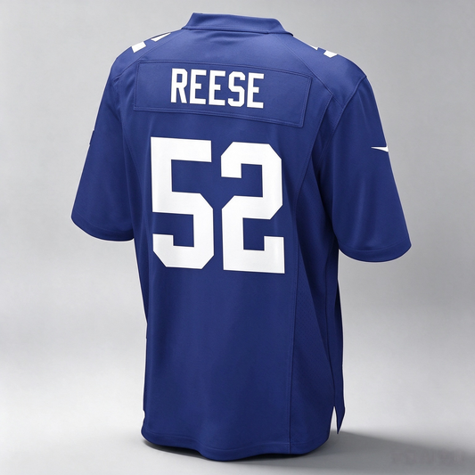 Arvell Reese Giants #52 Royal 2026 Draft Game Stitched Football Jersey