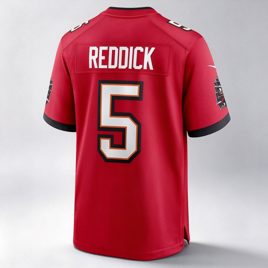 TB.Buccaneers #5 Haason Reddick Red Team Game Stitched Football Jersey