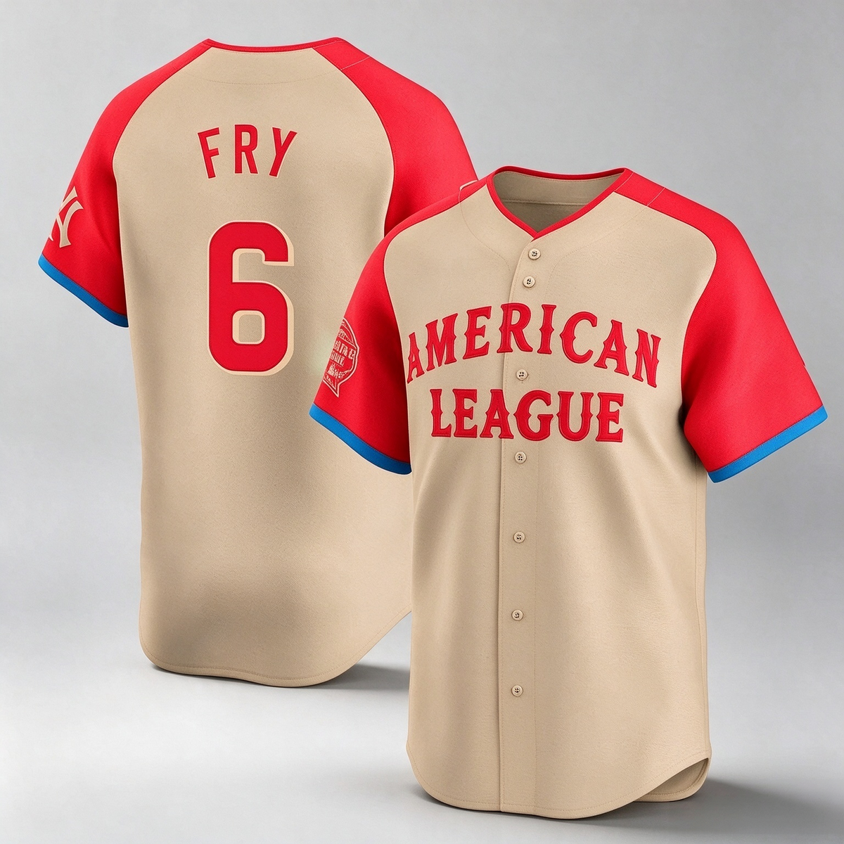 Cleveland Guardians #6 David Fry Player Cream American League All-Star Limited Home Stitched Baseball Jersey